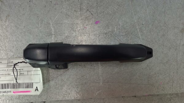 TOYOTA HILUX 2005-2015 DOOR HANDLE OUTER, LH REAR, BLACK, 02/05-08/15