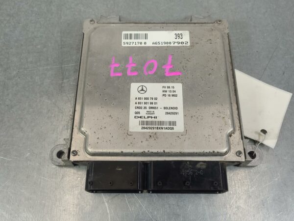 MERCEDES SPRINTER 2006-2018 ECU ENGINE ECU, 2.1, DIESEL, P/N A6519007902, ECU ON