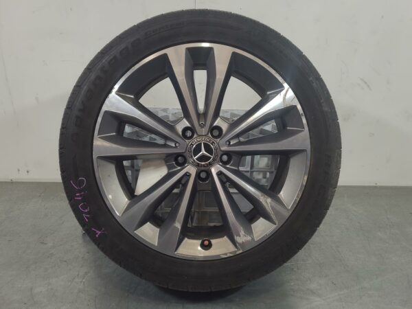 MERCEDES VITO 2020-2024 WHEEL ALLOY 447, FACTORY, 18X7.5IN, 5 V SPOKE, GREY, 11/