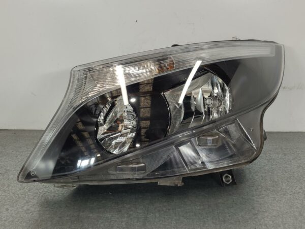 MERCEDES VITO 2015-2025 LEFT HEADLAMP 447, W/ HALOGEN, BLACK INSERT TYPE, 03/15-