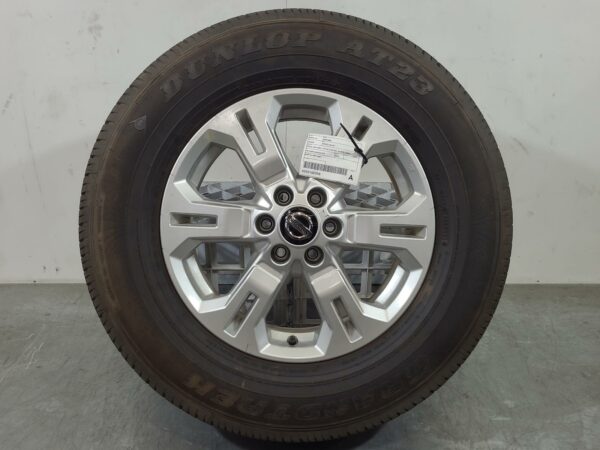 NISSAN NAVARA 2020-2025 WHEEL ALLOY NP300, FACTORY, 17X7IN, 6 SPOKE, SILVER, 12/