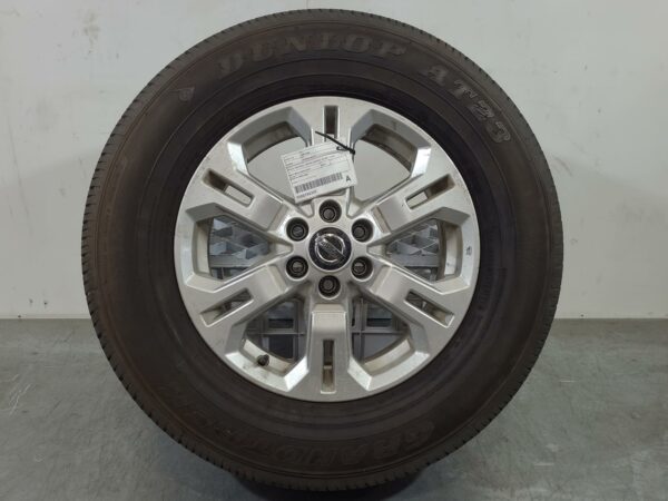 NISSAN NAVARA 2020-2025 WHEEL ALLOY NP300, FACTORY, 17X7IN, 6 SPOKE, SILVER, 12/