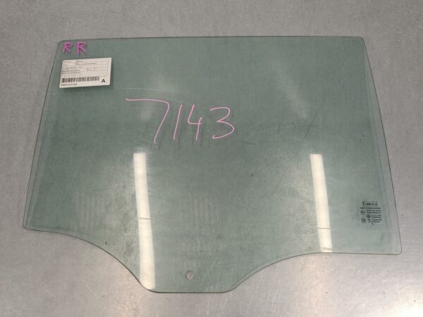 FORD RANGER 2011-2022 RIGHT REAR DOOR WINDOW PX, DUAL CAB, 06/11-04/22