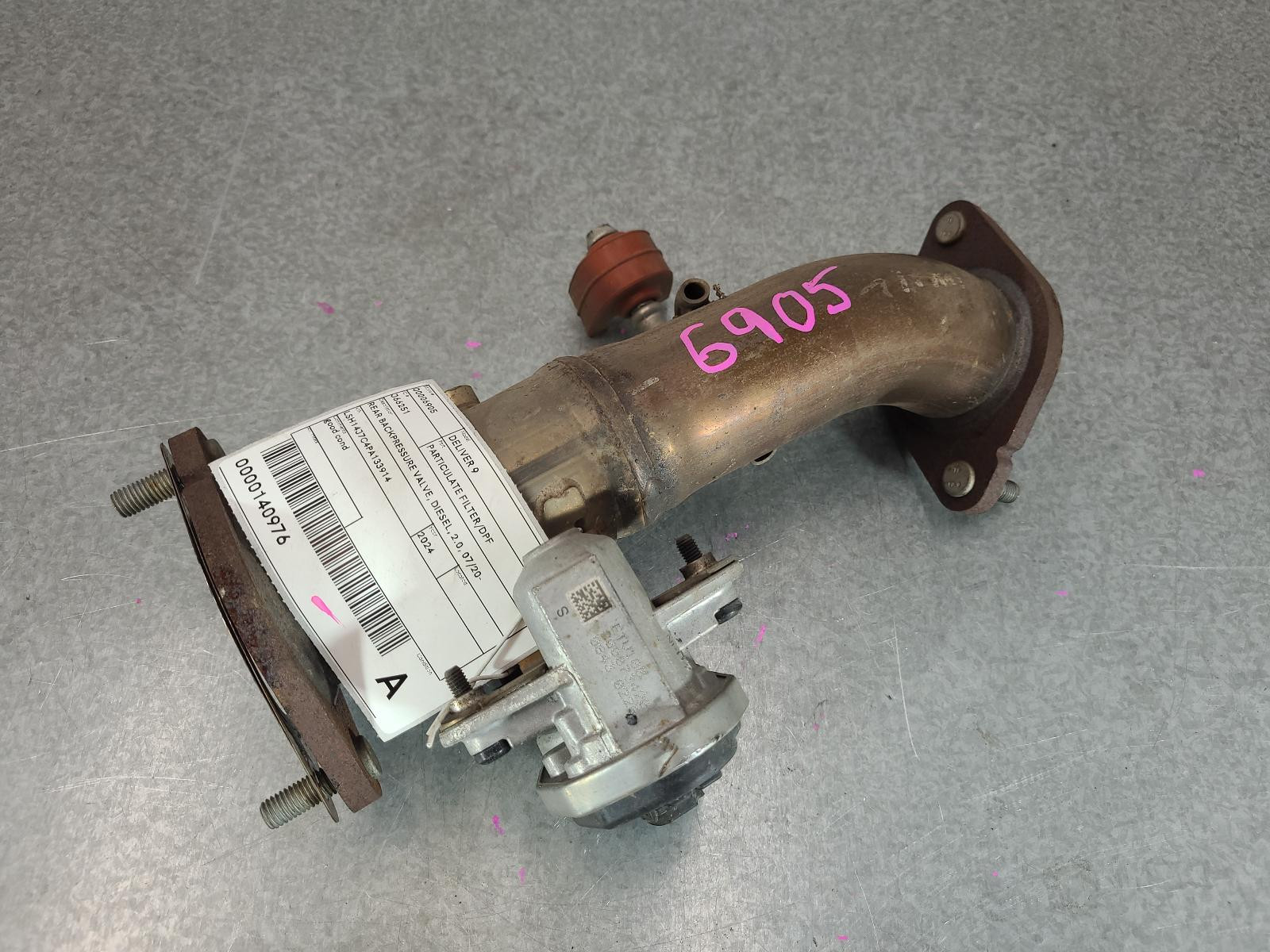 LDV DELIVER 9 07/2020-2024 PARTICULATE FILTER DIESEL REAR BACKPRESSURE VALVE 2.0