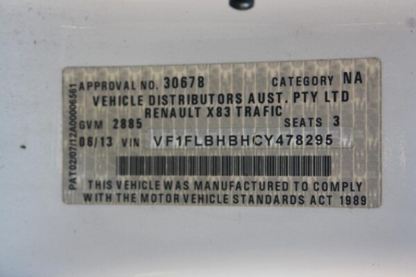 RENAULT TRAFIC X83 04/2004-12/2014 LEFT FRONT DOOR - Image 22