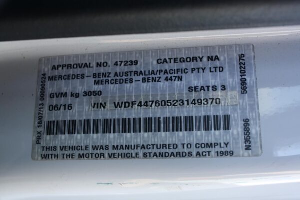 MERCEDES BENZ VITO 447 03/2015-2023 DOOR HANDLE OUTER LEFT FRONT - Image 22