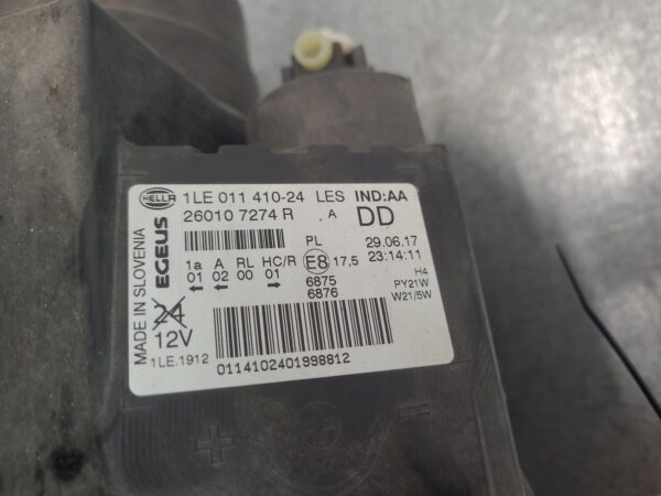 RENAULT TRAFIC X82 01/2015-12/2021 RIGHT HEADLAMP W/ HALOGEN TYPE - Image 8