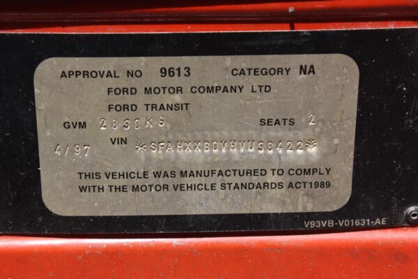 FORD TRANSIT VG 01/1997-09/2000 COMPLETE ROCKER COVER ASSEMBLY WITH PUSH RODS - Image 11