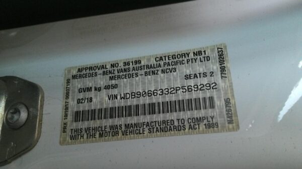 MERCEDES BENZ SPRINTER 10/2006-04/2018 BLIND SPOT SENSOR MODULE - Image 7