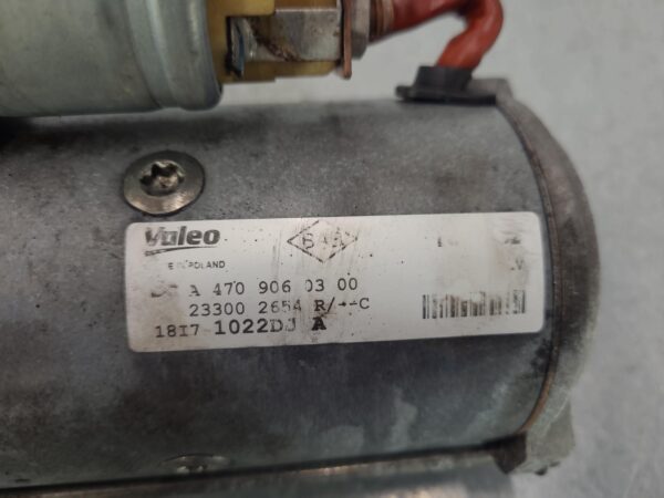 RENAULT MASTER X62 09/2011-ON STARTER MOTOR DIESEL 2.3L TURBO 2.2kW - Image 4