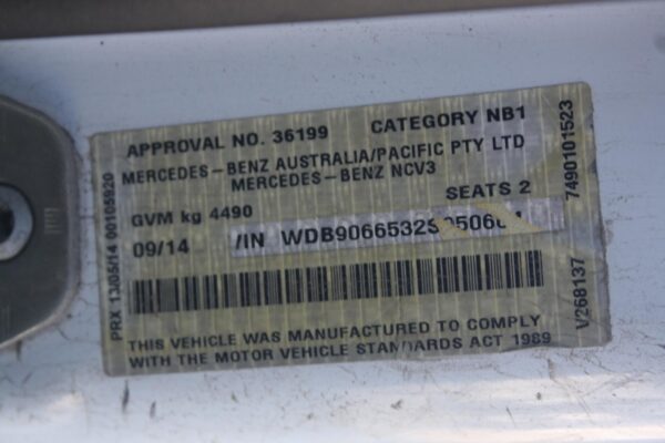 MERCEDES BENZ SPRINTER NCV3 09/2009-04/2018 ALTERNATOR DIESEL 2.1L EURO 5 - Image 10