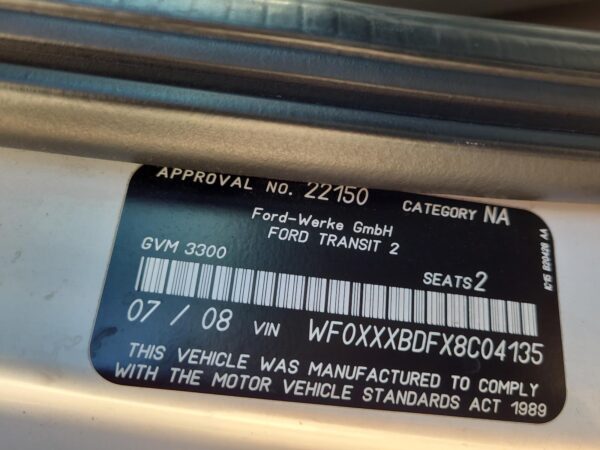 FORD TRANSIT VM SI-II 07/2006-02/2014 CALIPER LEFT FRONT RWD - Image 10