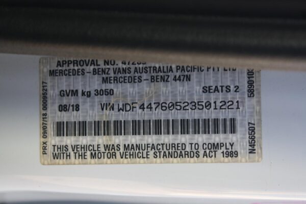 MERCEDES BENZ VITO 447 03/2015-ON RIGHT FRONT HUB ASSEMBLY RWD - Image 11