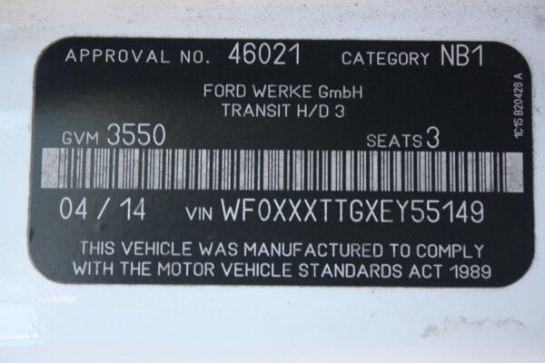 FORD TRANSIT VO 02/2014-04/2019 LEFT FRONT HUB ASSEMBLY SINGLE REAR WHEEL TYPE - Image 11