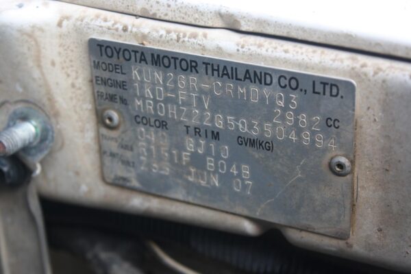 TOYOTA HILUX 03/2005-08/2015 SPARE WHEEL WINCH 4WD - Image 33