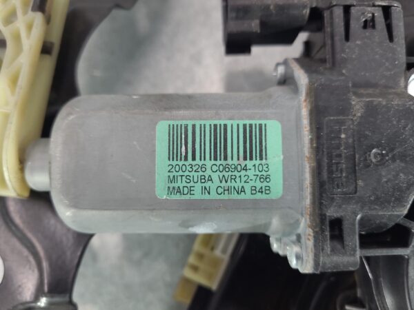 FORD RANGER PX 06/2011-04/2022 RIGHT FRONT WINDOW REG/MOTOR 6 PIN - Image 2