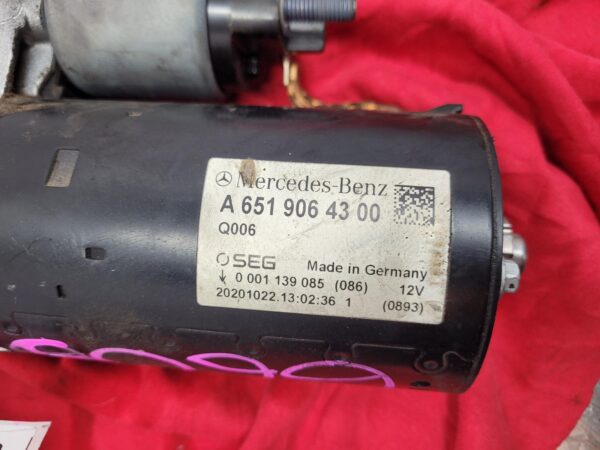MERCEDES BENZ SPRINTER VS30 05/2018-01/2022 STARTER MOTOR DIESEL 2.1L - Image 2