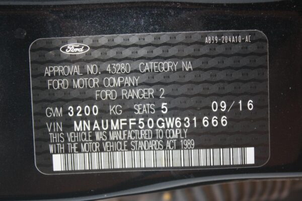 FORD RANGER PX SERIES 1-3 06/2011-04/2022 RIGHT INTERCOOLER PIPES/HOSES ONLY - Image 29