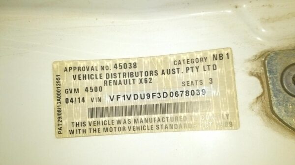 RENAULT MASTER 09/2011-2024 CALIPER RIGHT FRONT DUAL WHEEL - Image 6