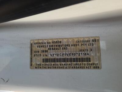 RENAULT MASTER X62 09/2011-ON ALTERNATOR DIESEL 2.3L MITSUBISHI BRAND 185 AMP - Image 27