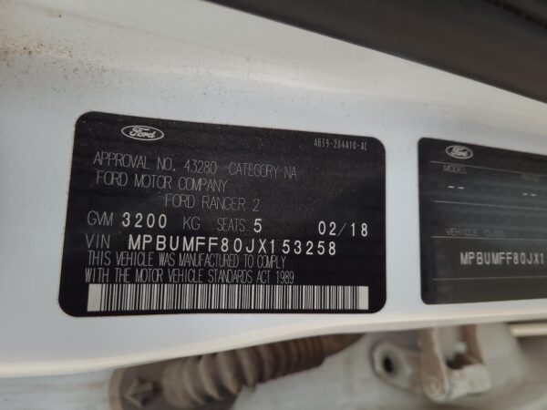 FORD RANGER PX 06/2011-04/2022 LEFT REAR WINDOW REGULATOR/MOTOR DUAL CAB - Image 26