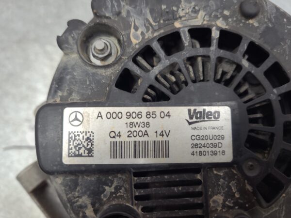 MERCEDES BENZ SPRINTER VS30 05/2018-01/2022 ALTERNATOR DIESEL 2.1L 250AMP - Image 4
