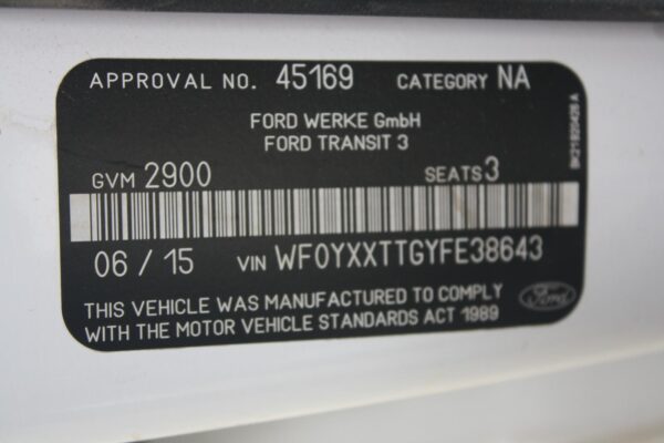 FORD TRANSIT CUSTOM VN 09/2013-08/2023 LEFT FRONT WINDOW REGULATOR/MOTOR - Image 11