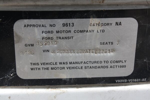 FORD TRANSIT VG 01/1997-09/2000 REAR BRAKE PROPORTIONING VALVE AND SPRING ASSY - Image 10