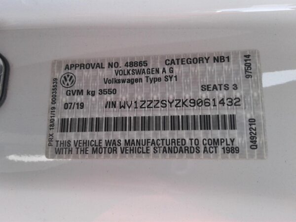 VOLKSWAGEN CRAFTER SY1 08/2017-2022 STARTER MOTOR DIESEL 2.0L DAVA CODE VALEO - Image 10