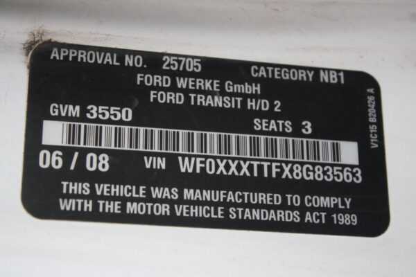 FORD TRANSIT VM 07/2006-02/2014 HANDBRAKE LEVER - Image 10