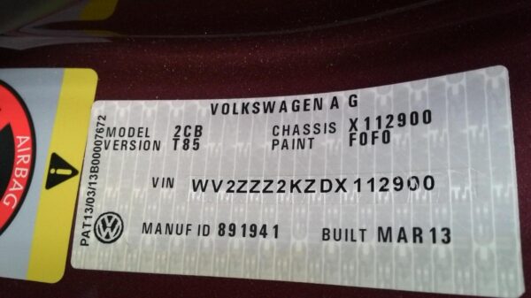 VOLKSWAGEN CADDY 2K 12/2010-11/2015 WHEEL COVER/HUB CAP MY11 - Image 10