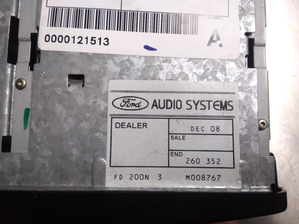 FORD TRANSIT VH-VJ 10/2000-08/2006 STEREO STANDARD TAPE PLAYER - Image 2