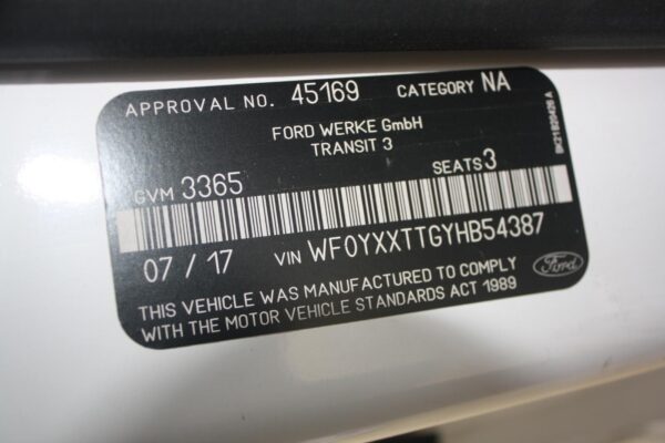 FORD TRANSIT CUSTOM VN 09/2013-2023 LEFT BARN DOOR HIGH MOUNT STOP LAMPS - Image 22