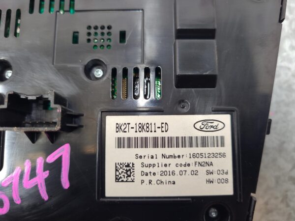 FORD TRANSIT VO 02/2014-04/2019 DASH RADIO CONTROL PANEL/CONTROL UNIT - Image 4