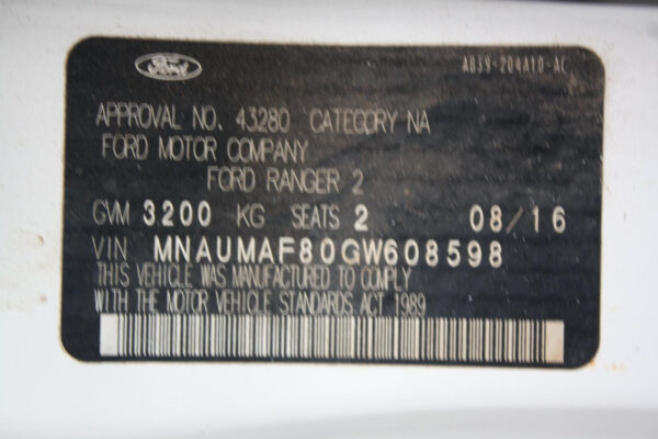 FORD RANGER PX SERIES 1-3 06/2011-04/2022 RADIATOR MANUAL T/M 2.2L DIESEL - Image 20