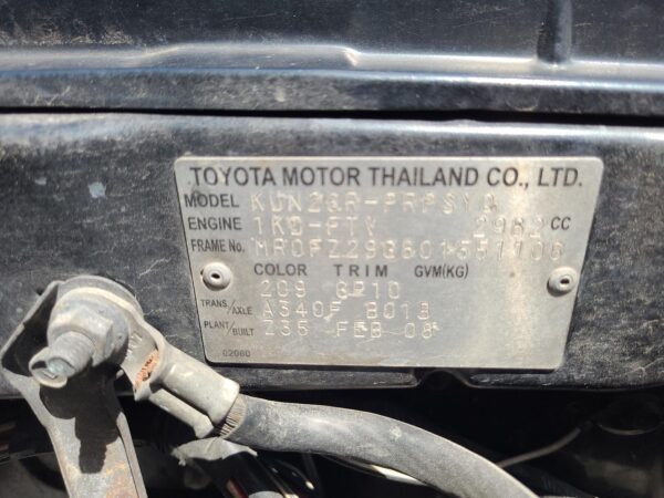 TOYOTA HILUX 2005-2011 BONNET SCOOP DIESEL, 03/05-06/11 - Image 12