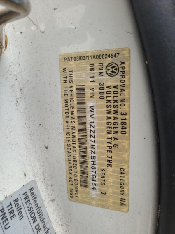 VOLKSWAGEN TRANSPORTER BODY SEAL RUBBER T5, 03/10-06/15 10 11 12 13 14 15 - Image 38