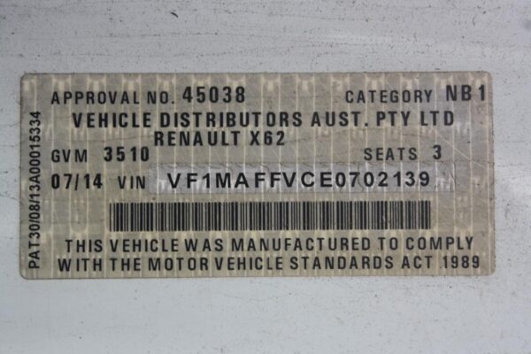 RENAULT MASTER 2011-2014 FAN SPEED RESISTOR X62, 09/11-12/14 - Image 21