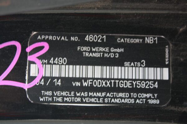 FORD TRANSIT 2014-2024 ABS SENSOR LH REAR, VO, 02/14- - Image 24