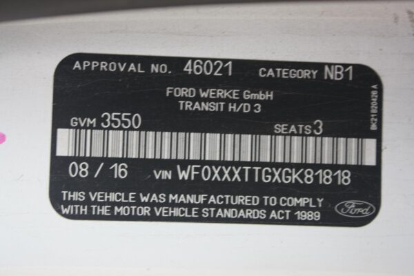 FORD TRANSIT 2014-2024 ABS SENSOR LH REAR, VO, 02/14- - Image 27