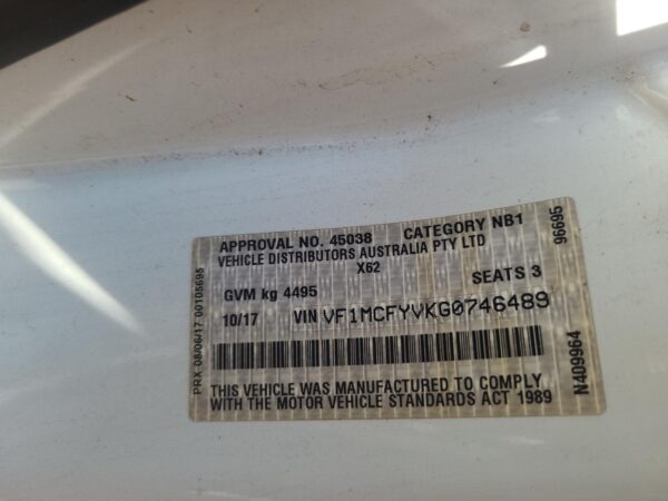 RENAULT MASTER 2011-2024 TRANS/GEARBOX AUTO, RWD, DIESEL, 2.3, TURBO, NON SHIFT - Image 11