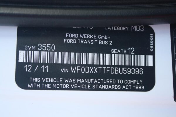 FORD TRANSIT 2011-2014 INTERCOOLER INTERCOOLER HOSE (LH SIDE), DIESEL, 2.2, RWD, - Image 11