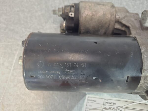 MERCEDES SPRINTER 2006-2018 STARTER MOTOR DIESEL, 2.1, NCV3, EURO 4 TYPE, 10/06- - Image 2