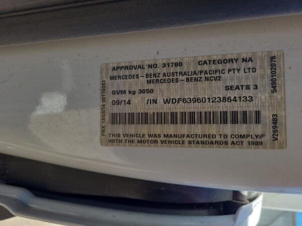 MERCEDES VITO 2011-2015 DOOR HANDLE OUTER, RH FRONT, 639, 02/11-02/15 - Image 11