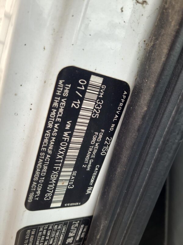 FORD TRANSIT 2012-2014 FAN ENG FAN ASSY, 2.2, VM SII, 01/12-02/14 - Image 11