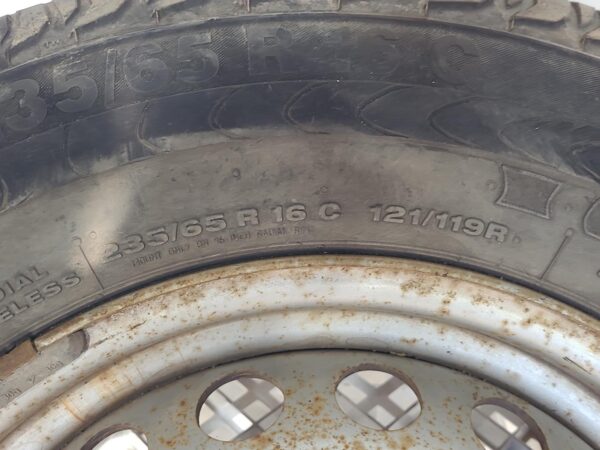 FORD TRANSIT 2014-2024 WHEEL STEEL VO, FACTORY, 16X6.5IN, SINGLE WHEEL TYPE, 02/ - Image 2