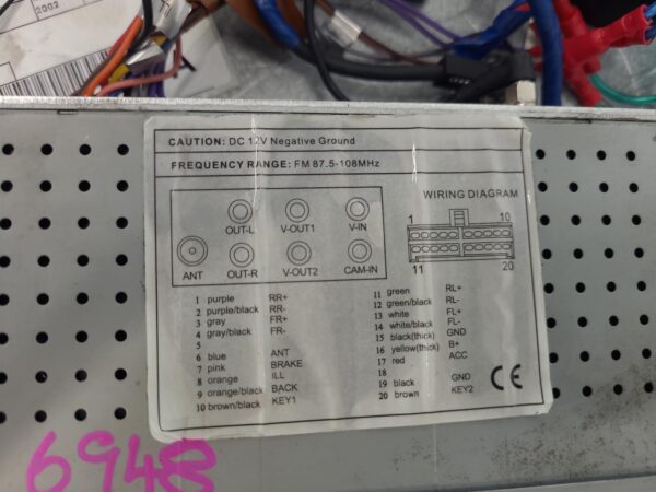 MERCEDES SPRINTER 1998-2006 STEREO/HEAD UNIT VAN 02/98-10/06 - Image 4