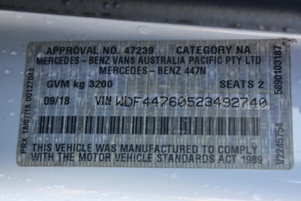 MERCEDES VITO 2015-2022 LEFT REAR HUB ASSEMBLY 447, FWD, 03/15-02/22 - Image 8