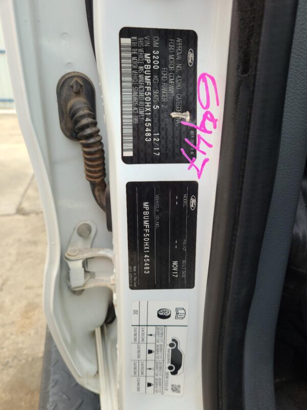 FORD RANGER 2011-2022 RIGHT REAR DOOR PX, DUAL CAB, 06/11-04/22 - Image 30