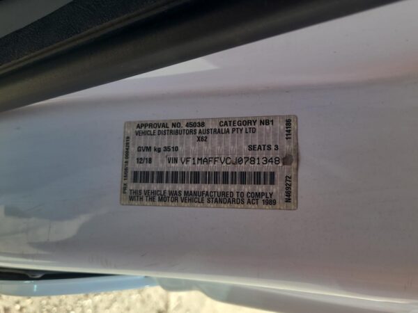 RENAULT MASTER 2011-2025 REAR AXLE BEAM (FWD) X62, 09/11- - Image 34